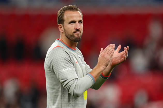 LONDON, ENGLAND - OCTOBER 6: Harry Kane of England applauds the fans during the UEFA Nations League 2026 27 group phase match between England and Czechia at Wembley Stadium on October 6, 2026 in London, England.  Copyright: xMBxMediax