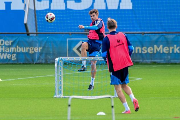 Mario Vuskovic: HSV in Action—Germany, Hamburg, Volksparkstadion, Soccer, Bundesliga 1, Hamburger SV Training