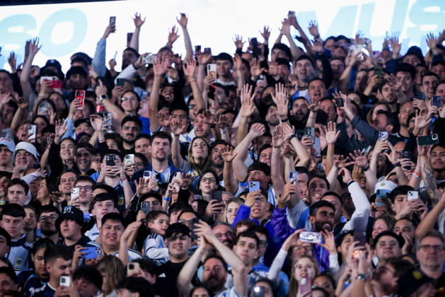 The last match of Messi in Buenos Aires, Argentina - 06 Oct 2026 Argentina fans seen during the match between Argentina and Benin International Friendly, Länderspiel, Nationalmannschaft match, The last match of Messi with Argentina national team, Nationalteam Final score: Argentina 3 - 0 Benin Buenos Aires Argentina Copyright: xRobertoxTuerox xSOPAxImagesx Roberto--Tuero-1456607