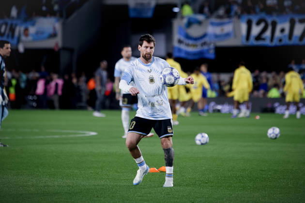 The last match of Messi in Buenos Aires, Argentina - 06 Oct 2026 Lionel Messi of Argentina seen during the match between Argentina and Benin International Friendly, Länderspiel, Nationalmannschaft match, The last match of Messi with Argentina national team, Nationalteam Final score: Argentina 3 - 0 Benin Buenos Aires Argentina Copyright: xRobertoxTuerox xSOPAxImagesx Roberto--Tuero-1456609