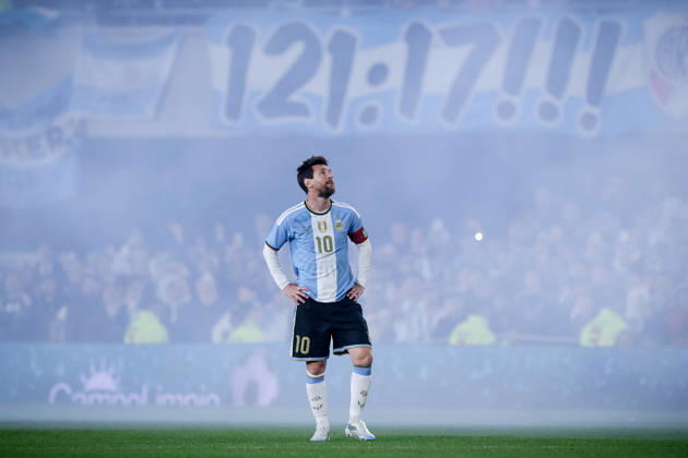 The last match of Messi in Buenos Aires, Argentina - 06 Oct 2026 Lionel Messi of Argentina seen during the match between Argentina and Benin International Friendly, Länderspiel, Nationalmannschaft match, The last match of Messi with Argentina national team, Nationalteam Final score: Argentina 3 - 0 Benin Buenos Aires Argentina Copyright: xRobertoxTuerox xSOPAxImagesx Roberto--Tuero-1456615