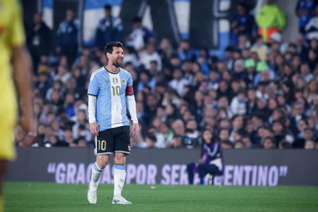 The last match of Messi in Buenos Aires, Argentina - 06 Oct 2026 Lionel Messi of Argentina seen during the match between Argentina and Benin International Friendly, Länderspiel, Nationalmannschaft match, The last match of Messi with Argentina national team, Nationalteam Final score: Argentina 3 - 0 Benin Buenos Aires Argentina Copyright: xRobertoxTuerox xSOPAxImagesx Roberto--Tuero-1456616