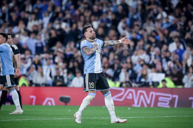 The last match of Messi in Buenos Aires, Argentina - 06 Oct 2026 Nicolas Otamendi of Argentina seen during the match between Argentina and Benin International Friendly, Länderspiel, Nationalmannschaft match, The last match of Messi with Argentina national team, Nationalteam Final score: Argentina 3 - 0 Benin Buenos Aires Argentina Copyright: xRobertoxxTuerox xSOPAxImagesx Roberto--Tuero-1456620