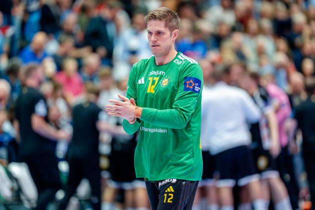 Solingen, October 6, 2026, Handball, Men s, EHF, European League, Group Stage, Matchday 2, 2026–2027, Bergischer HC vs. IK Sävehof, Peter Johannesson (IK Sävehof), 12 before the game, Solingen Klingenhalle, North Rhine-Westphalia, Germany