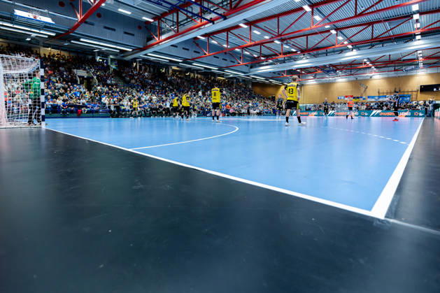 Solingen, October 6, 2026, Handball, Men s, EHF, European League, Group Stage, Matchday 2, 2026–2027, Bergischer HC vs. IK Sävehof, Full house at the Klingenhalle during the Solingen match, Klingenhalle, North Rhine-Westphalia, Germany