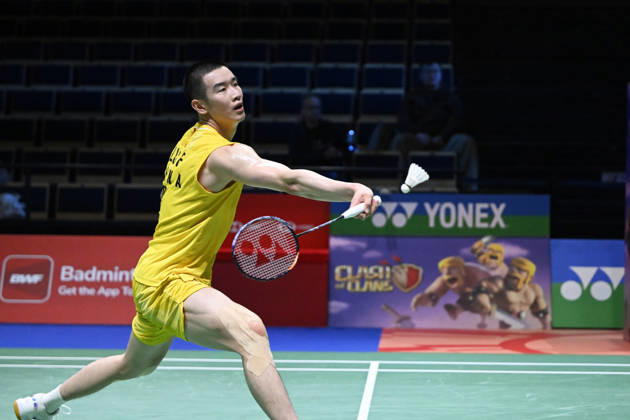 Li Shi Feng of China in action during the badminton Clash of Clans Arctic Open 2026 tournament in Vantaa, Finland on 7th October, 2026. - ANTTI AIMO-KOIVISTO Vantaa Finland XNaHZfF0qOE Copyright: xAnttixAimo-Koivistox XNaHZfF0qOE