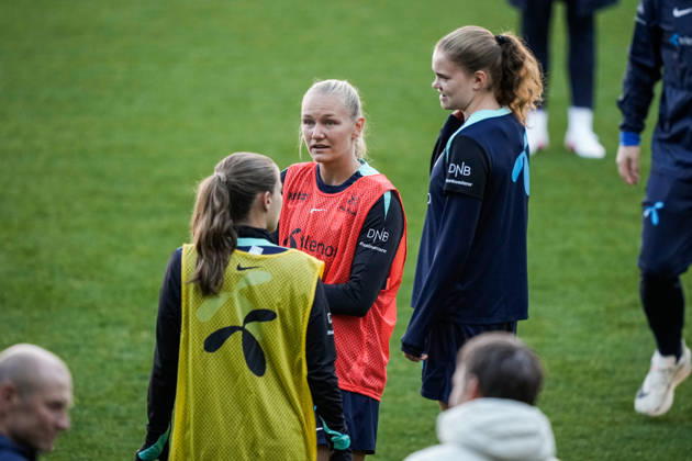 The women s national soccer team is preparing for the World Cup qualifiers Oslo, October 7, 2026: Frida Maanum during a training session at Ullevaal Stadium, for the World Cup qualifier against Romania. The matches will be played on October 9 at Arcul de Triumf Stadium in Bucharest and on October 13 at Ullevaal Stadium in Oslo. Photo: Beate Oma Dahle, NTB, Oslo, Norway. EDITORIAL USE ONLY. RESTRICTED USE FOR BETTING COMPANIES. Copyright: xBeatexOmaxDahlex xNTBx