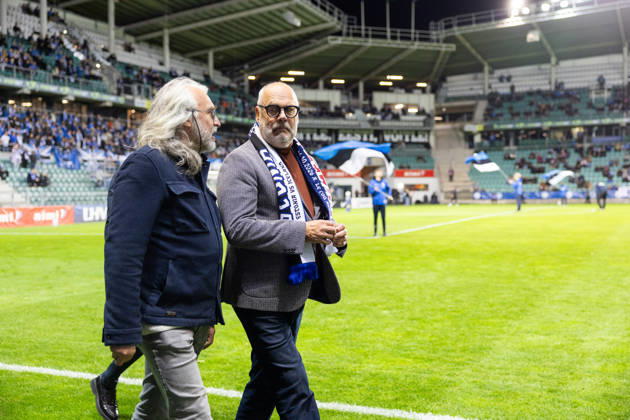 06.10.2026, Tallinn. Football Nations League. Estonia VS Iceland 0:0. Estonian President Alar Karis, Estonian FA (EJK) President Aivar Pohlak. Photo Tairo Lutter, Postimees Tallinn Harjumaa Estonia 1TL06OCT26A11 Copyright: xTairoxLutterx Alar Karis, Aivar Pohlak