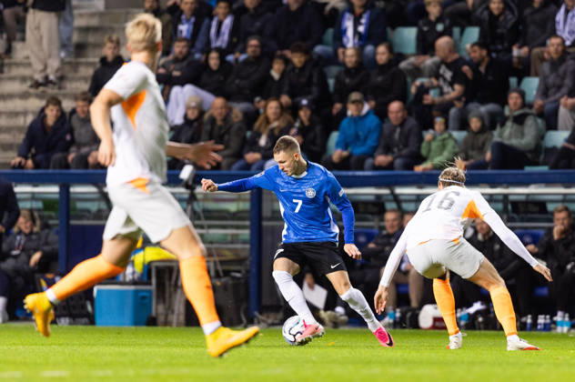 06.10.2026, Tallinn. Football Nations League. Estonia VS Iceland 0:0. Photo Tairo Lutter, Postimees Tallinn Harjumaa Estonia 1TL06OCT26A18 Copyright: xTairoxLutterx 7 Robi Saarma
