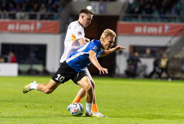 06.10.2026, Tallinn. Football Nations League. Estonia VS Iceland 0:0. Photo Tairo Lutter, Postimees Tallinn Harjumaa Estonia 1TL06OCT26A29 Copyright: xTairoxLutterx 10 Kevor Palumets