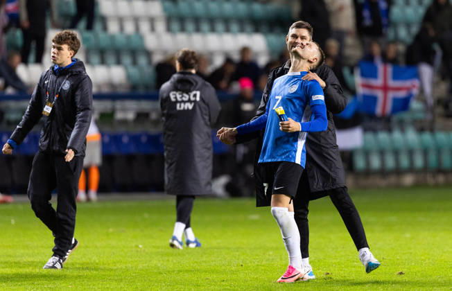 06.10.2026, Tallinn. Football Nations League. Estonia VS Iceland 0:0. Photo Tairo Lutter, Postimees Tallinn Harjumaa Estonia 1TL06OCT26A41  Copyright: xTairoxLutterx 7 Robi Saarma