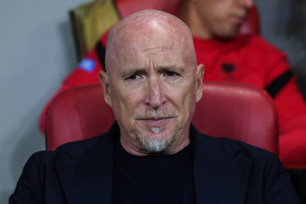October 6, 2026, Tirana, Tirana, Albania: Albania s National soccer team Head coach Rolando Maran during UEFA Nations League 2026-2027 group phase match between Albania and San Marino in Tirana, Albania on 6 October, 2026. Soccer 2026 Albania Vs San Marino UEFA Nations League 2026-2027  - ZUMAb266 20261006_zip_b266_006 Copyright: xArmandoxBabanix