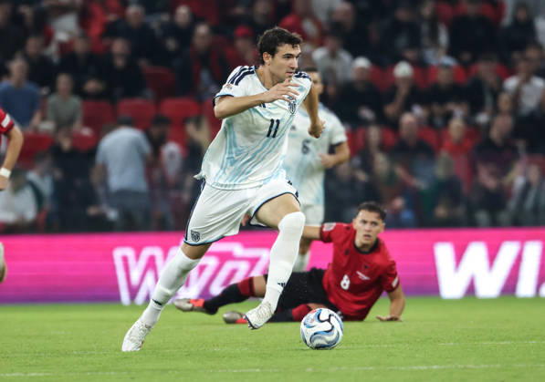 October 6, 2026, Tirana, Tirana, Albania: Nicolas Giacopetti of San Marino in action during UEFA Nations League 2026-2027 group phase match between Albania and San Marino in Tirana, Albania on 6 October, 2026. Soccer 2026 Albania Vs San Marino UEFA Nations League 2026-2027  - ZUMAb266 20261006_zip_b266_008 Copyright: xArmandoxBabanix