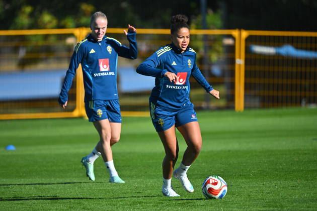 STOCKHOLM, SWEDEN, October 7, 2026 Felicia Schröder as the women s national team trains at Bosön ahead of the playoff for the 2027 World Cup STOCKHOLM, SWEDEN x10090x Copyright: xClaudioxBresciani TTx THE WOMEN S NATIONAL TEAM TRAINS BEFORE THE PLAYOFFS
