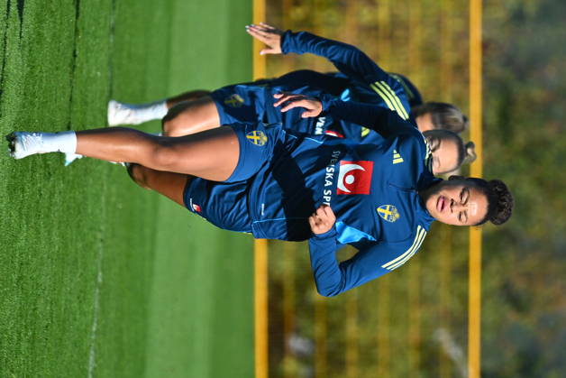 STOCKHOLM, SWEDEN, October 7, 2026 Felicia Schröder as the women s national team trains at Bosön ahead of the playoff for the 2027 World Cup STOCKHOLM, SWEDEN x10090x Copyright: xClaudioxBresciani TTx THE WOMEN S NATIONAL TEAM TRAINS BEFORE THE PLAYOFFS