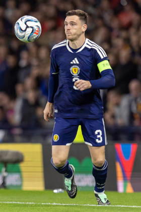 Scotland v Slovenia, UEFA Nations League Andy Robertson of Scotland national team, Nationalteam during the UEFA Nations League League B Group B1 between Scotland and Slovenia. Barclays Hampden, Hampden Park, Glasgow, Scotland. 6 October 2026. Hampden Park Barclays Hampden Glasgow Scotland Editorial use only , Copyright: xColinxPoultneyx PSI-24964-0063