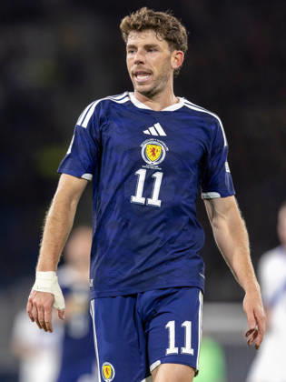 Scotland v Slovenia, UEFA Nations League Ryan Christie of Scotland national team, Nationalteam during the UEFA Nations League League B Group B1 between Scotland and Slovenia. Barclays Hampden, Hampden Park, Glasgow, Scotland. 6 October 2026. Hampden Park Barclays Hampden Glasgow Scotland Editorial use only , Copyright: xColinxPoultneyx PSI-24964-0091