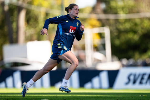 October 7, 2026: Sofia Reidy of the Swedish women’s national soccer team during a training session on October 7, 2026 in Stockholm. Photo by Emma Wallskog, BILDBYRAN, code EW EW0716: soccer, football, fotball, World Cup qualifiers, FIFA Women’s World Cup qualifier, training, Sweden, women’s soccer, bbeng Copyright: EMMAxWALLSKOG BB261007EW036