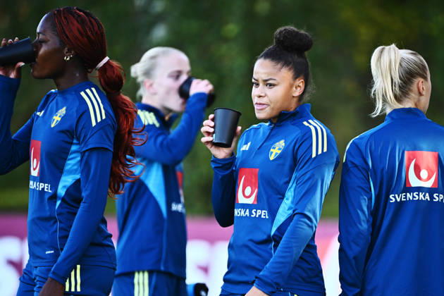 STOCKHOLM, SWEDEN, October 7, 2026 Felicia Schröder as the women s national team trains at Bosön ahead of the playoff for the 2027 World Cup STOCKHOLM, SWEDEN x10090x Copyright: xClaudioxBresciani TTx THE WOMEN S NATIONAL TEAM TRAINS BEFORE THE PLAYOFFS