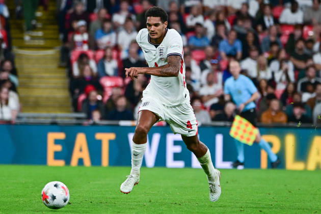 England v Czechia, UEFA Nations League England defender Jarell Quansah (4) on the ball during the UEFA Nations League match between England and Czechia at Wembley Stadium, London, UK on 6 October 2026. London Wembley Stadium Greater London UK Editorial use only , Copyright: xDennisxGoodwinx PSI-24957-0074