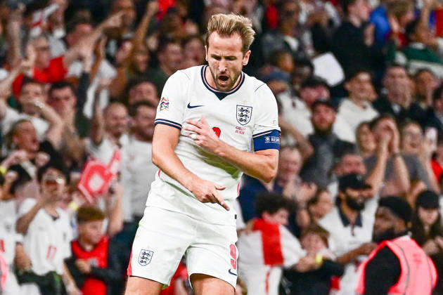 England v Czechia, UEFA Nations League GOAL England forward Harry Kane (9) scores a goal and celebrates 2-0 during the UEFA Nations League match between England and Czechia at Wembley Stadium, London, UK on 6 October 2026. London Wembley Stadium Greater London UK Editorial use only , Copyright: xDennisxGoodwinx PSI-24957-0098