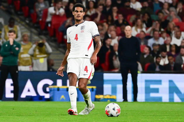 England v Czechia, UEFA Nations League England defender Jarell Quansah (4) on the ball during the UEFA Nations League match between England and Czechia at Wembley Stadium, London, UK on 6 October 2026. London Wembley Stadium Greater London UK Editorial use only , Copyright: xDennisxGoodwinx PSI-24957-0100