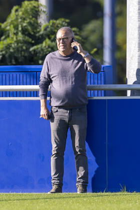 October 7, 2026, Soccer, FC Schalke 04 practice, Scout Manfred Manni Dubski, FC Schalke 04, Gelsenkirchen, FC Schalke 04 training facility, North Rhine-Westphalia, Germany, xRHR, PHOTO YYx Copyright: RHR-FOTOx RHR-FOTO YY