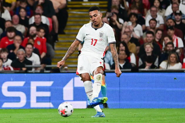 England v Czechia, UEFA Nations League Czechia midfielder Pavel Bucha (17) looks to release the ball during the UEFA Nations League match between England and Czechia at Wembley Stadium, London, UK on 6 October 2026. London Wembley Stadium Greater London UK Editorial use only , Copyright: xDennisxGoodwinx PSI-24957-0106