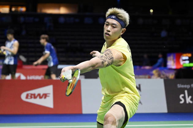 Lin Chun-Yi of Taiwan in action during the badminton Clash of Clans Arctic Open 2026 tournament in Vantaa, Finland, on October 7, 2026. - ANTTI AIMO-KOIVISTO Vantaa Finland ZComnipsE0c Copyright: xAnttixAimo-Koivistox ZComnipsE0c