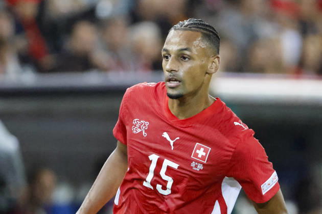 Djibril Sow Switzerland, 15, Switzerland, UEFA, Nations League, Matchday 4, Switzerland vs. North Macedonia, October 6, 2026, Lucerne Swissporarena, Switzerland Copyright: xGrantxHubbsx