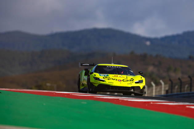 AUTO - ELMS - 4 HOURS OF PORTIMAO 2026 57 KIMURA Takeshi (jpn), JAUBERT Mathys (fra), SERRA Daniel (bra), Kessel Racing, Ferrari 296 LMGT3 Evo, LMGT3, action during the 4 Hours of Portimao 2026, 6th round of the 2026 European Le Mans Series on the Autodromo Internacional do Algarve from October 8 to 10, 2026 in Portimao, Portugal - Copyright: xJoaoxFilipex