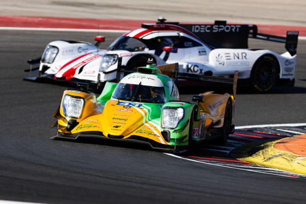 AUTO - ELMS - 4 HOURS OF PORTIMAO 2026 43 SMIECHOWSKI Jakub (pol), DILLMANN Tom (fra), YELLOLY Nicholas (gbr), Inter Europol Competition, Oreca 07 - Gibson, LMP2, action during the 4 Hours of Portimao 2026, 6th round of the 2026 European Le Mans Series on the Autodromo Internacional do Algarve from October 8 to 10, 2026 in Portimao, Portugal - Copyright: xJoaoxFilipex