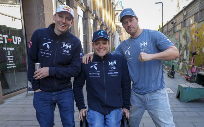 Kickoff with the National Alpine Ski Team, Oslo, October 7, 2026: Henrik Kristoffersen, Jesper Saltvik Pedersen, and Adrian Smiseth Sejersted at the season s kickoff with the National Alpine Ski Team. Photo: Lise Aserud, NTB, Oslo, Norway. EDITORIAL USE ONLY. RESTRICTED USE FOR BETTING COMPANIES. Copyright: xLisexAserudx xNTBx