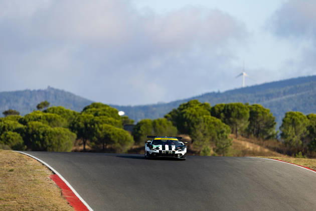 AUTO - ELMS - 4 HOURS OF PORTIMAO 2026 55 CAMERON Duncan (gbr), PEREL David (rsa), GRIFFIN Matthew (irl), Spirit of Race, Ferrari 296 LMGT3 Evo, LMGT3, action during the 4 Hours of Portimao 2026, 6th round of the 2026 European Le Mans Series on the Autodromo Internacional do Algarve from October 8 to 10, 2026 in Portimao, Portugal - Copyright: xJoaoxFilipex