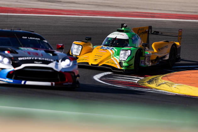 AUTO - ELMS - 4 HOURS OF PORTIMAO 2026 43 SMIECHOWSKI Jakub (pol), DILLMANN Tom (fra), YELLOLY Nicholas (gbr), Inter Europol Competition, Oreca 07 - Gibson, LMP2, action during the 4 Hours of Portimao 2026, 6th round of the 2026 European Le Mans Series on the Autodromo Internacional do Algarve from October 8 to 10, 2026 in Portimao, Portugal - Copyright: xJoaoxFilipex