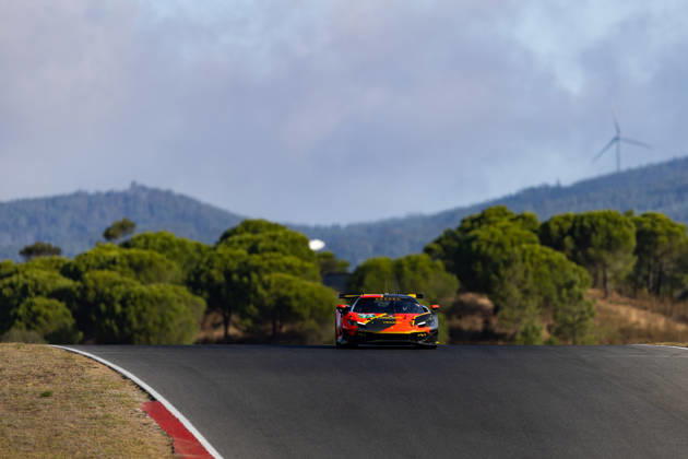 AUTO - ELMS - 4 HOURS OF PORTIMAO 2026 74 GILBERT Andrew (uae), RUEDA Fran (esp), LEROUX Romain (fra), Kessel Racing, Ferrari 296 LMGT3 Evo, LMGT3, action during the 4 Hours of Portimao 2026, 6th round of the 2026 European Le Mans Series on the Autodromo Internacional do Algarve from October 8 to 10, 2026 in Portimao, Portugal -  Copyright: xJoaoxFilipex