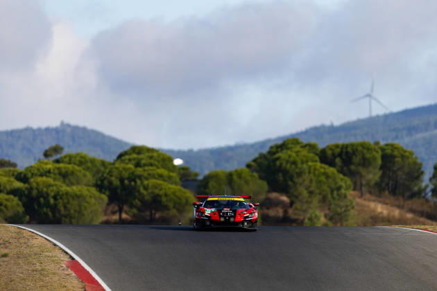 AUTO - ELMS - 4 HOURS OF PORTIMAO 2026 51 SAMANI Charles-Henri (fra), LAURSEN Conrad (den), RIGON Davide (ita), AF Corse, Ferrari 296 LMGT3 Evo, LMGT3, action during the 4 Hours of Portimao 2026, 6th round of the 2026 European Le Mans Series on the Autodromo Internacional do Algarve from October 8 to 10, 2026 in Portimao, Portugal -  Copyright: xJoaoxFilipex