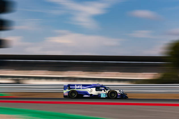 AUTO - ELMS - 4 HOURS OF PORTIMAO 2026 27 LENTOUDIS Kriton (gre), QUINN Alex (gbr), ALLEN James (aus), Nielsen Racing, Oreca 07 - Gibson, LMP2 Pro Am, action during the 4 Hours of Portimao 2026, 6th round of the 2026 European Le Mans Series on the Autodromo Internacional do Algarve from October 8 to 10, 2026 in Portimao, Portugal - Copyright: xJoaoxFilipex