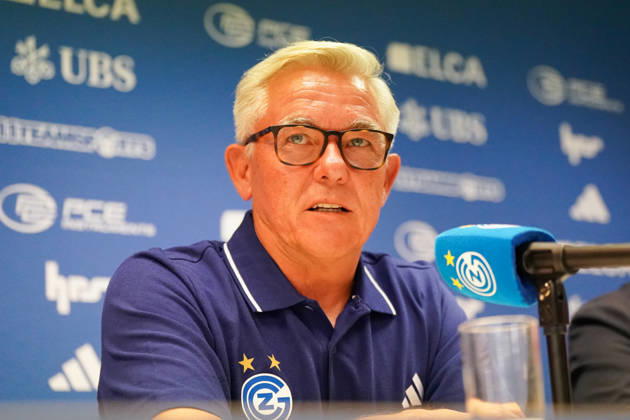 Switzerland, Zurich Soccer Grasshopper Club Zurich Introduction of Head Coach Olaf Janßen Press Conference Zurich Facial expressions, emotions, press conference, media Copyright: xJOERANxSTEINSIEKx
