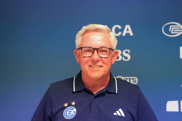 Switzerland, Zurich Soccer Grasshopper Club Zurich Introduction of Head Coach Olaf Janßen Press Conference Zurich Facial expressions, Emotion, Press conference, Media, Portrait photo, Portrait, Individual shot, Portrait Copyright: xJOERANxSTEINSIEKx