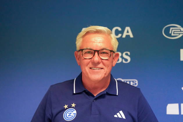 Switzerland, Zurich Soccer Grasshopper Club Zurich Introduction of Head Coach Olaf Janßen Press Conference Zurich Facial expressions, Emotion, Press conference, Media, Portrait photo, Portrait, Individual shot, Portrait Copyright: xJOERANxSTEINSIEKx
