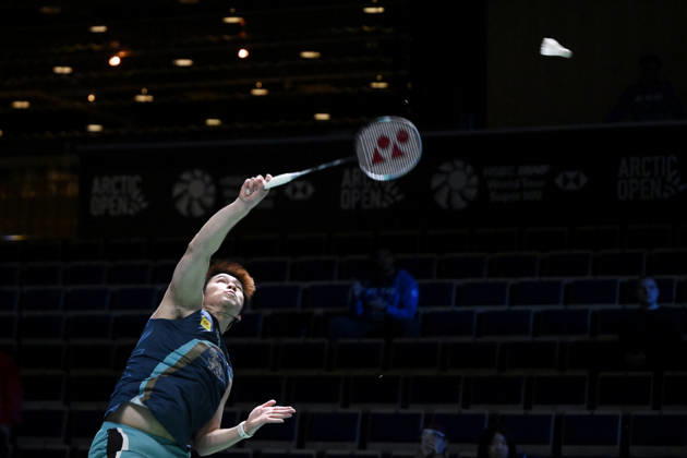 LKS 20261007 Kunlavut Vitidsarn of Thailand during the badminton Clash of Clans Arctic Open 2026 tournament in Vantaa, Finland, on October 7, 2026. - ANTTI AIMO-KOIVISTO Vantaa Finland WU_PxRMtPVQ Copyright: xAnttixAimo-Koivistox WU_PxRMtPVQ