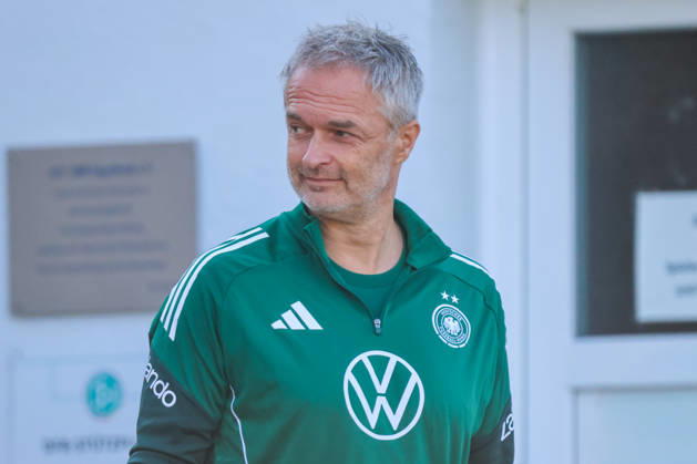 Eppelheim, Germany, October 7, 2026 German Women s National Soccer Team Training Friendly Match: Germany vs. Australia Pictured: National Team Coach Christian Wück (Wueck), Germany Copyright: HMBxMedia MadeleinexFantini