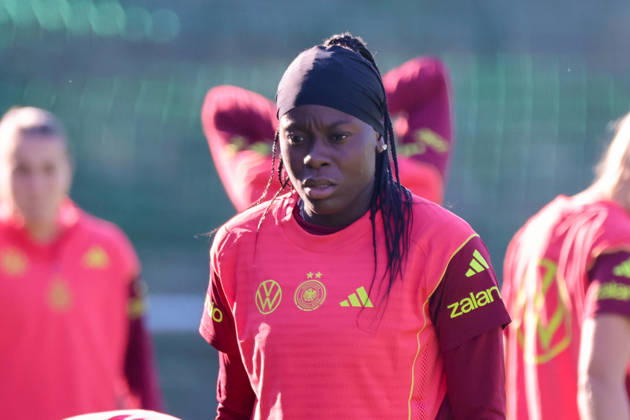 Eppelheim, Germany, October 7, 2026 German Women s National Soccer Team Training Friendly Match: Germany vs. Australia Pictured: Nicole Anyomi, Germany Copyright: HMBxMedia MadeleinexFantini