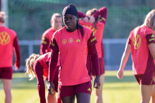 Eppelheim, Germany, October 7, 2026 German Women s National Soccer Team Training Friendly Match: Germany vs. Australia Pictured: Nicole Anyomi, Germany Copyright: HMBxMedia MadeleinexFantini
