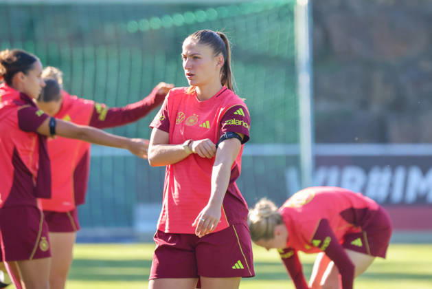 Eppelheim, Germany, October 7, 2026 German Women s National Soccer Team Training Friendly Match Germany vs. Australia Pictured: Melissa Kössler (Koessler) Germany Copyright: HMBxMedia MadeleinexFantini