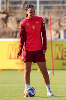 Eppelheim, Germany, October 7, 2026 German Women s National Soccer Team Training Friendly Match: Germany vs. Australia Pictured: Lisa Baum, Germany Copyright: HMBxMedia MadeleinexFantini