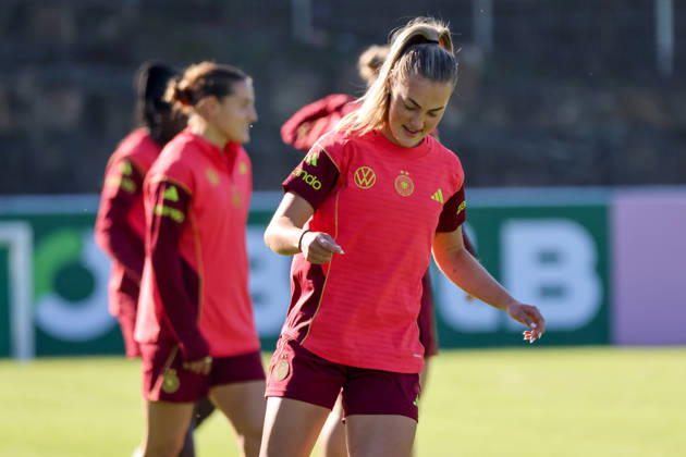 Eppelheim, Germany, October 7, 2026 German Women s National Soccer Team Training Friendly Match Germany vs. Australia Pictured: Marie Müller Mueller, Germany Copyright: HMBxMedia MadeleinexFantini