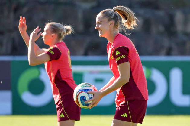 Eppelheim, Germany, October 7, 2026 German Women s National Soccer Team Training Friendly Match: Germany vs. Australia Pictured: Janina Minge, Germany Copyright: HMBxMedia MadeleinexFantini
