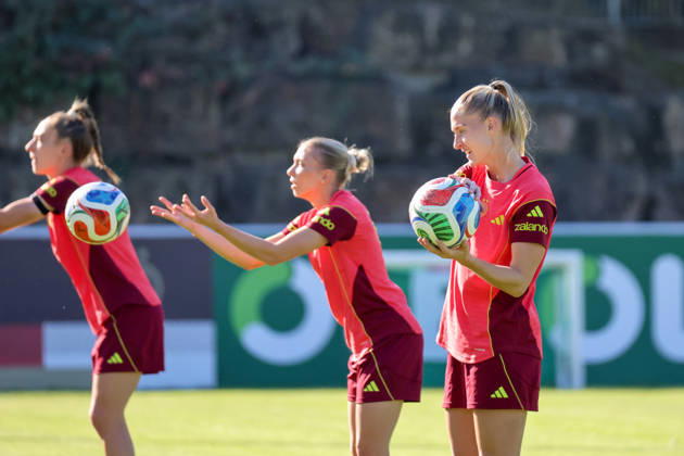 Eppelheim, Germany, October 7, 2026 German Women s National Soccer Team Training Friendly Match: Germany vs. Australia Pictured: Janina Minge, Germany Copyright: HMBxMedia MadeleinexFantini
